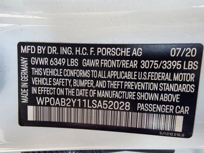 2020 Porsche Taycan 4S