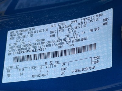 2024 Ford Ranger XLT
