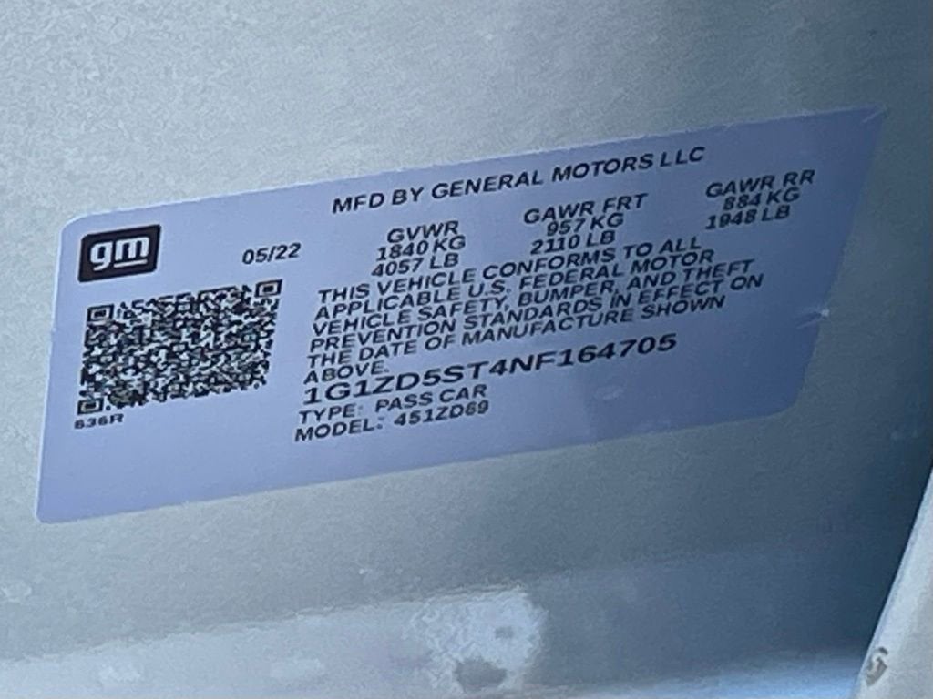 2022 Chevrolet Malibu LT