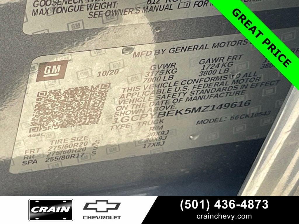 2021 Chevrolet Silverado 1500 Custom