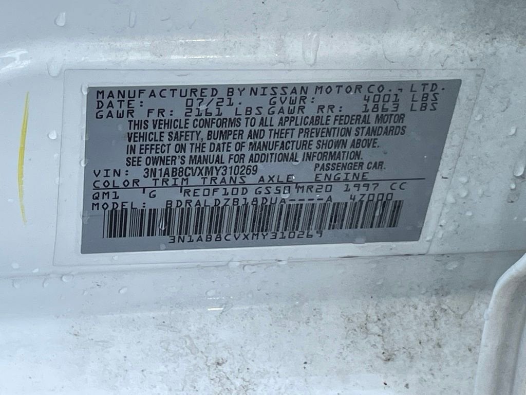 2021 Nissan Sentra SV