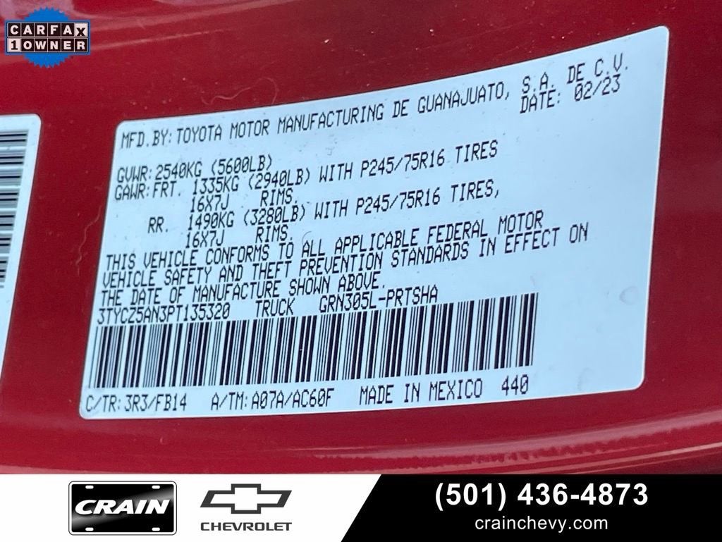 2023 Toyota Tacoma 4WD SR