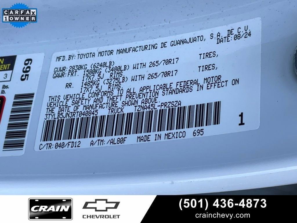 2024 Toyota Tacoma 4WD SR5