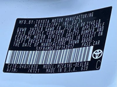 2024 Toyota Corolla LE