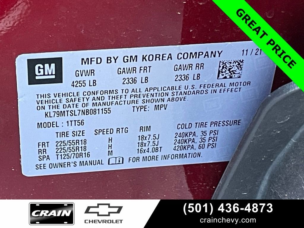 2022 Chevrolet Trailblazer RS