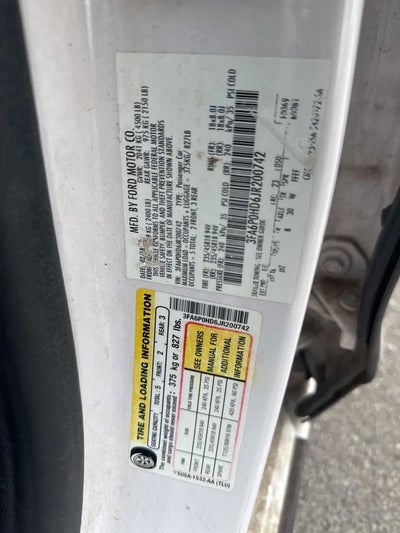 2018 Ford Fusion SE