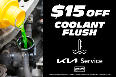 $15 Off Coolant Flush