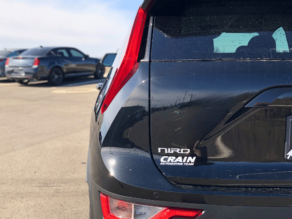 2024 Kia Niro rear at Crain Kia of Conway