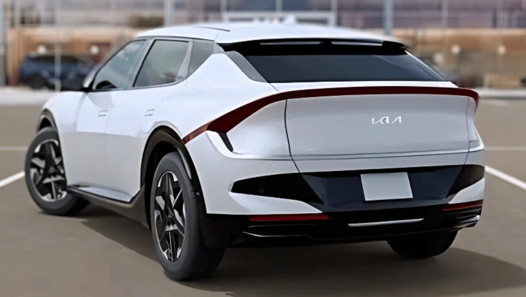 Rear of 2025 Kia EV6