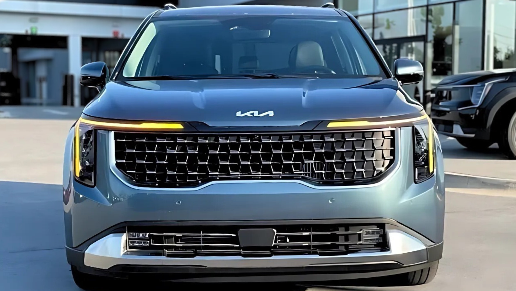 Blue 2026 Kia Carnival MPV Hybrid in Conway AR Kia Dealership